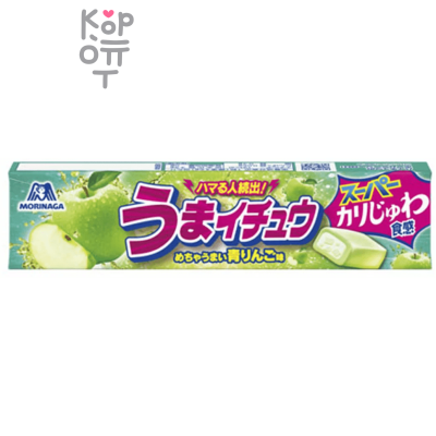 Morinaga Tablet Candy - Конфеты жевательные Hi-Chew со вкусом зеленого яблока 12шт., 55,2гр. 
