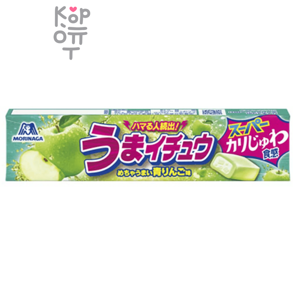 Morinaga Tablet Candy - Конфеты жевательные Hi-Chew со вкусом зеленого яблока 12шт., 55,2гр. 