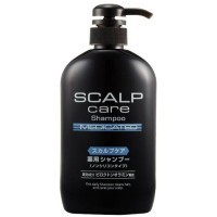 Kumano Scalp Care Medicated Shampoo - Лечебный, увлажняющий шампунь для ухода за кожей головы, без силикона.
