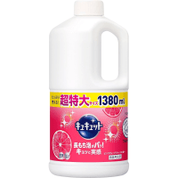 KAO CuCute Pink Grapefruit Fragrance - Средство для мытья посуды с ароматом Розового Грейпфрута.