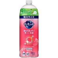 KAO CuCute Pink Grapefruit Fragrance - Средство для мытья посуды с ароматом Розового Грейпфрута.