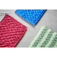 SB CLEAN&CLEAR - Скраббер для мытья посуды №381 "Quilting" - 11смх14см из нейлона и полиэстера, 2шт.