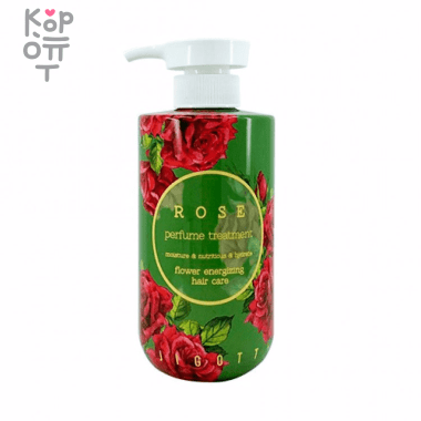 Jigott Rose Perfume Treatment - Парфюмированный бальзам для волос Роза 500мл. — Корейские товары для всей семьи(КорОпт)