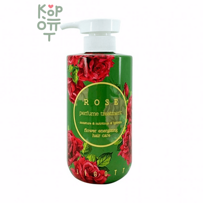Jigott Rose Perfume Treatment - Парфюмированный бальзам для волос Роза 500мл.