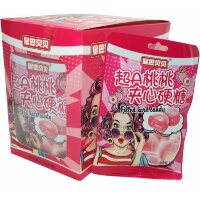 Кислые конфеты Tianxsin Filled Hard Candy с наполнением и взрывным вкусом Колы