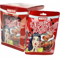 Кислые конфеты Tianxsin Filled Hard Candy с наполнением и взрывным вкусом Колы