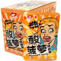 Кислая освежающая карамель Luxing Cool Acid Pineapple - Крутая кислота со вкусом Ананаса