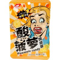 Кислая освежающая карамель Luxing Cool Acid Pineapple - Крутая кислота со вкусом Ананаса