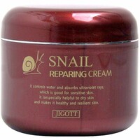 Jigott Snail Reparing Cream - Восстанавливающий крем с муцином улитки 100мл.