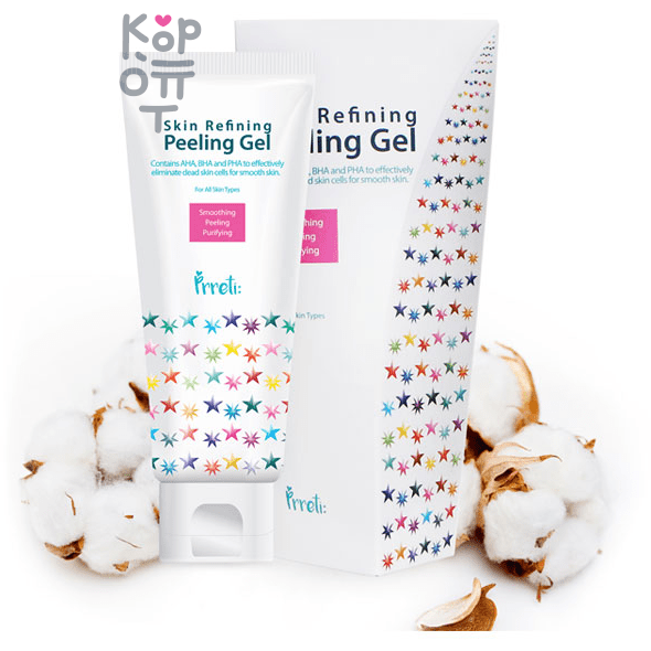 Prreti Skin Refining Peeling Gel - Пилинг-гель для лица на основе Фруктовых Кислот 100мл.