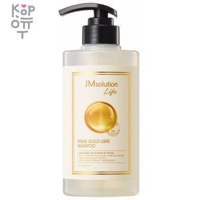 JMsolution Life Prime Gold Libre Shampoo - Шампунь для волос с экстрактом золота и пептидами 500мл.  фото 1 &mdash; Корейские товары для всей семьи(КорОпт)