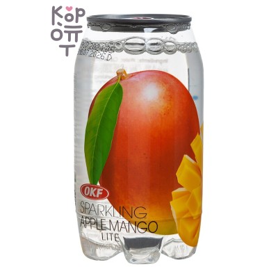 OKF Sparkling Apple Mango - Газированный освежающий напиток, яблоко-манго 350мл.