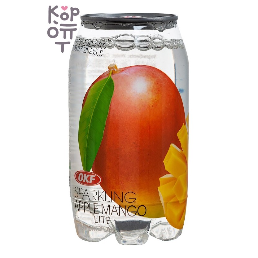 OKF Sparkling Apple Mango - Газированный освежающий напиток, яблоко-манго 350мл.