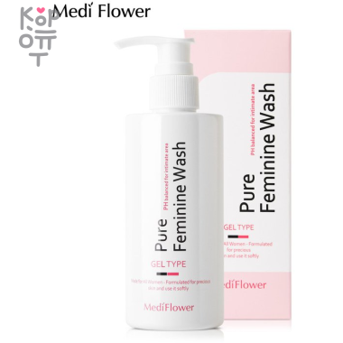 Medi Flower Pure Feminine Wash Feminine Cleanser - Женский гель для интимной гигиены с экстрактом Полыни 200мл. — Корейские товары для всей семьи(КорОпт)