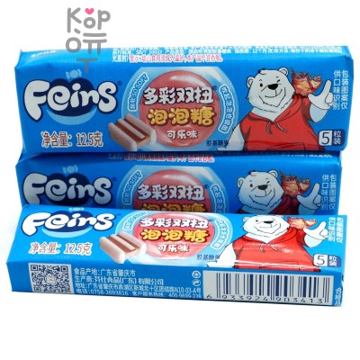 Жевательная резинка Feins "Мишка" Сэндвич со вкусом Колы