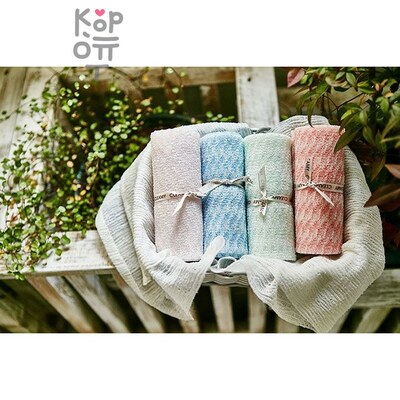 SUNG BO Мочалка для душа Dreams Shower Towel - №011 28 см × 90 см средней жесткости, нейлон, полиэстер