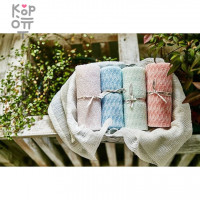 SUNG BO Мочалка для душа Dreams Shower Towel - №011 28см*90см средней жесткости, нейлон, полиэстер
