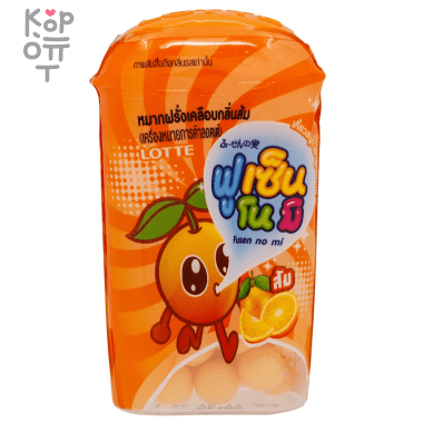 Резинка жевательная с голубикой и мятой Xylitol Blueberry Mint Lotte, 11,6гр. в блистере 10шт. &mdash; Корейские товары для всей семьи(КорОпт)