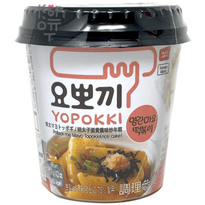 Yopokki Pollack Roe Mayo Cap - Рисовые клецки с икрой минтая и майонезом 118гр.