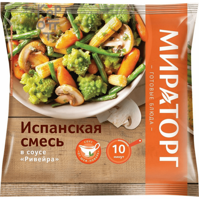 Испанская смесь в соусе Ривейра, Мираторг, 400гр.