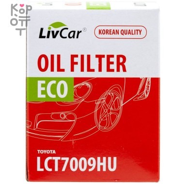 LIVCAR Oil Filter LCT7009HU / (O-115/O-116) - Масляный фильтр для TOYOTA — Корейские товары для всей семьи(КорОпт)