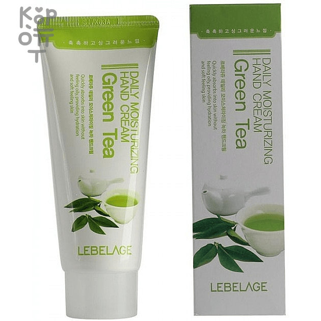 Lebelage Daily Moisturizing Green Tea Hand Cream - Увлажняющий крем для рук с экстрактом Зеленого Чая 100мл. фото 1 &mdash; Корейские товары для всей семьи(КорОпт)