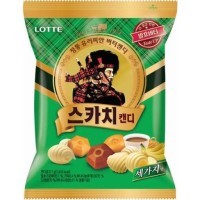 LOTTE Scotch Trio Candy - Карамель Леденцовая, Скотч ТРИО, 157гр.