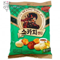 LOTTE Scotch Trio Candy - Карамель Леденцовая, Скотч ТРИО, 157гр.