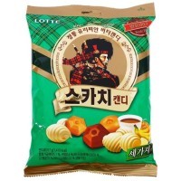 LOTTE Scotch Trio Candy - Карамель Леденцовая, Скотч ТРИО, 157гр.