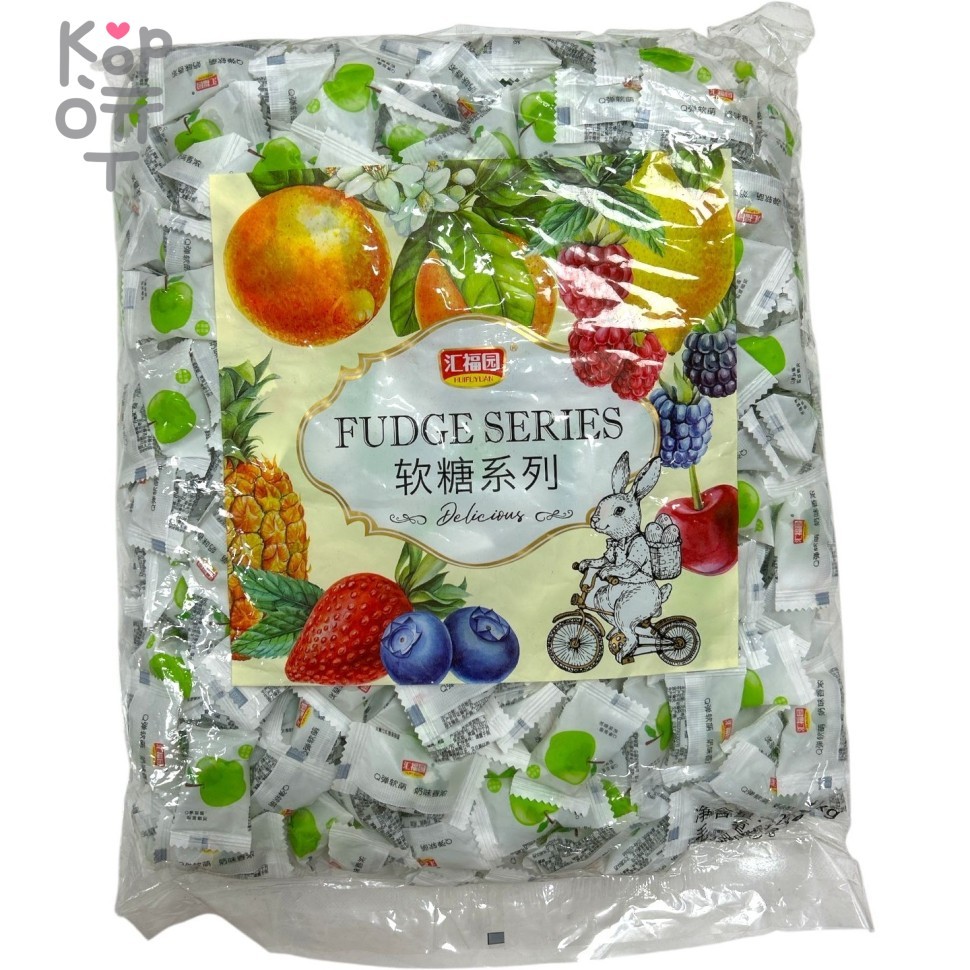 Мармелад Fudge со вкусом Яблока, 2,5кг, купить с доставкой на дом фото 1 &mdash; Корейские товары для всей семьи(КорОпт)