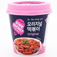 Pink Rocket topokki - Рисовые клецки (Розовая ракета топокки)