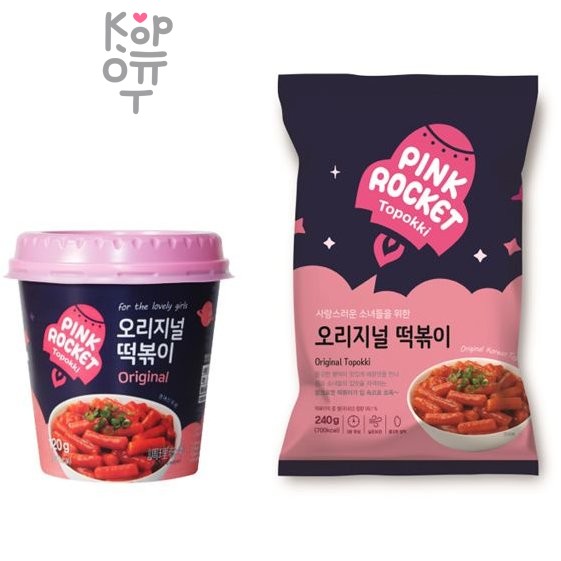 Pink Rocket topokki - Рисовые клецки (Розовая ракета топокки)