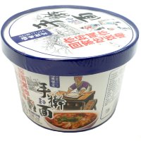 Лапша быстрого приготовления HAIWEIYIJIA "Мама зовет тебя на ужин" со вкусом кислого супа с креветками, 118гр.