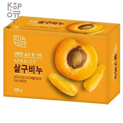 Mukunghwa Rich Apricot Soap - Восстанавливающее туалетное мыло с маслом абрикоса 100гр., купить с доставкой на дом фото 1 — Корейские товары для всей семьи(КорОпт) Mukunghwa Rich Apricot Soap - Восстанавливающее туалетное мыло с маслом абрикоса 100гр., купить с доставкой на дом фото 1 — Корейские товары для всей семьи(КорОпт)