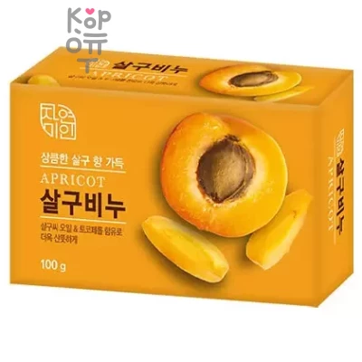 Mukunghwa Rich Apricot Soap - Восстанавливающее туалетное мыло с маслом абрикоса 100гр.