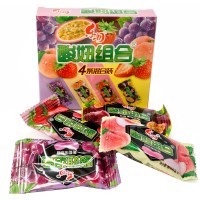 Мармелад жевательный SourGirls Четыре кислых вкуса(Клубника, Персик, Виноград, Маракуйя)