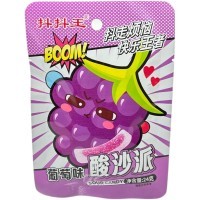 Кислый мармелад Boom спелые фрукты, со вкусом Винограда