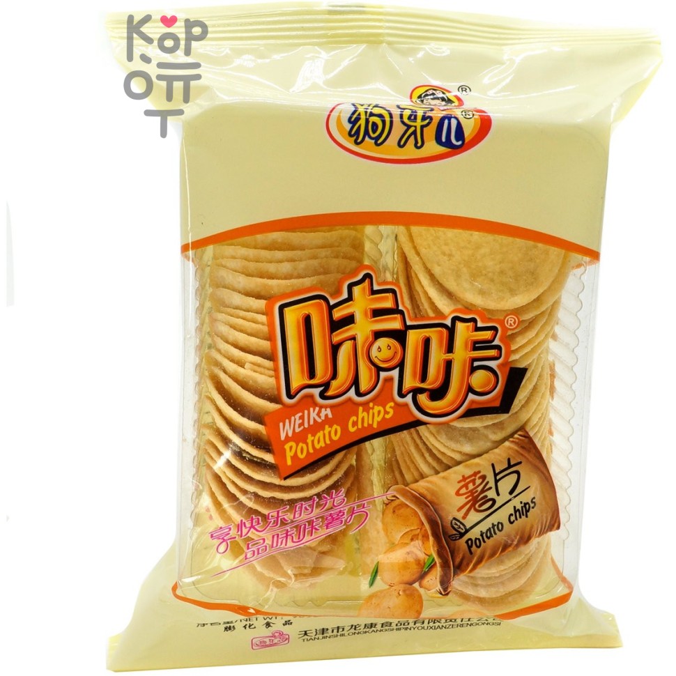 Картофельные чипсы Weika chips оригинальные, 98гр.