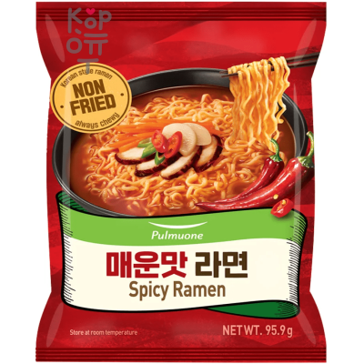 Pulmuone Spicy Ramen Лапша сублимированная, острая, 95,9 г