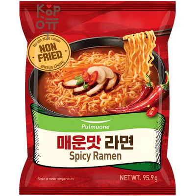 Pulmuone Spicy Ramen Лапша сублимированная, острая, 95,9 г
