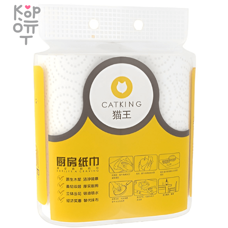 MaowWang Полотенца бумажные, размер листа 215*218., купить с доставкой на дом фото 1 &mdash; Корейские товары для всей семьи(КорОпт)