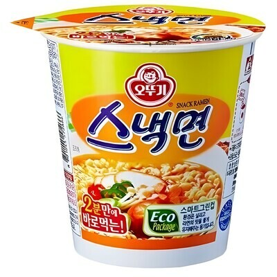 Ottogi Snack Ramen — Лапша со вкусом говядины 62гр.