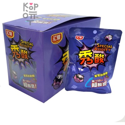 Кислая карамель YinYi Special Acidity Candy - с леденящим вкусом Винограда