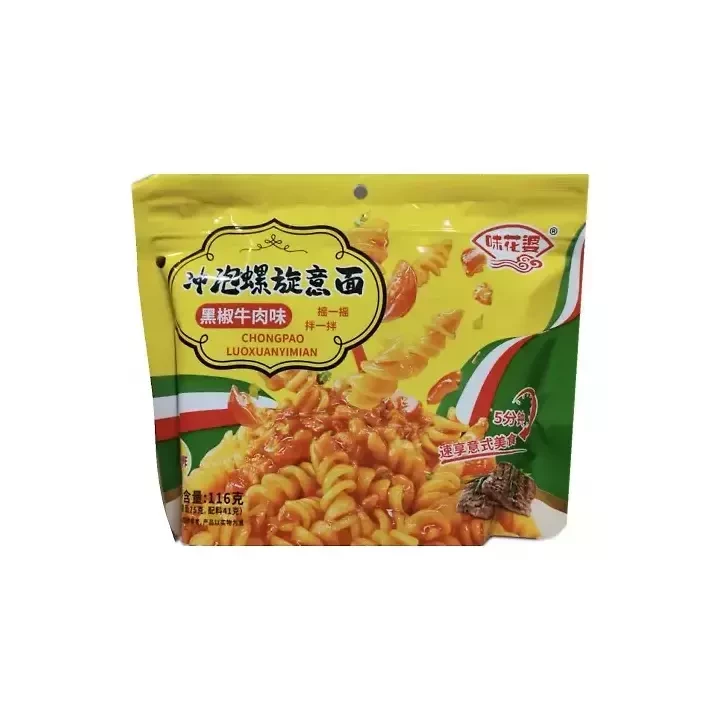 Kouda Mifan — Freeze-Dried Beef & Black Pepper Pasta — Макароны сублимированные со вкусом говядины с черным перцем, 116 г — коробка 50 шт