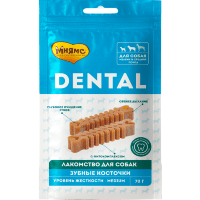 Мнямс DENTAL Лакомство с фитокомплексом для мелких и средних собак "Зубные косточки" 70гр. 