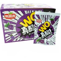 Кислая сэндвич карамель Shun Yuan WO Sour Candy - со вкусом Винограда