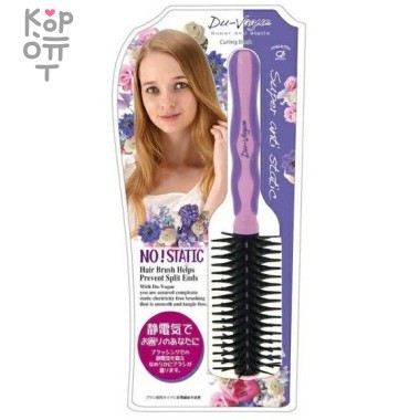 IKEMOTO Quiet Round Comb - Щётка для укладки волос антистатик (подкручивание) — Корейские товары для всей семьи(КорОпт)