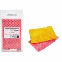 SB CLEAN&CLEAR - Скраббер-сеточка для мытья посуды №104 "Soft Mesh" - 30смх30см, мягкий, 1шт.