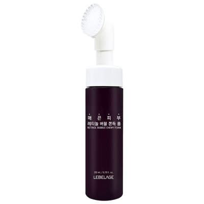 LEBELAGE Retinol Bubble Chewy Foam — Пузырьковая пенка для умывания с ретинолом, 200 миллилитров