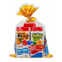 Marukawa Little child pack Fusen gum - Жевательная резинка, Маленькая детская упаковка, Ассорти из 11 шт., 58,2 г